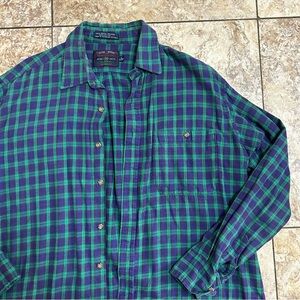 Vintage Members Only Plaid Flannel